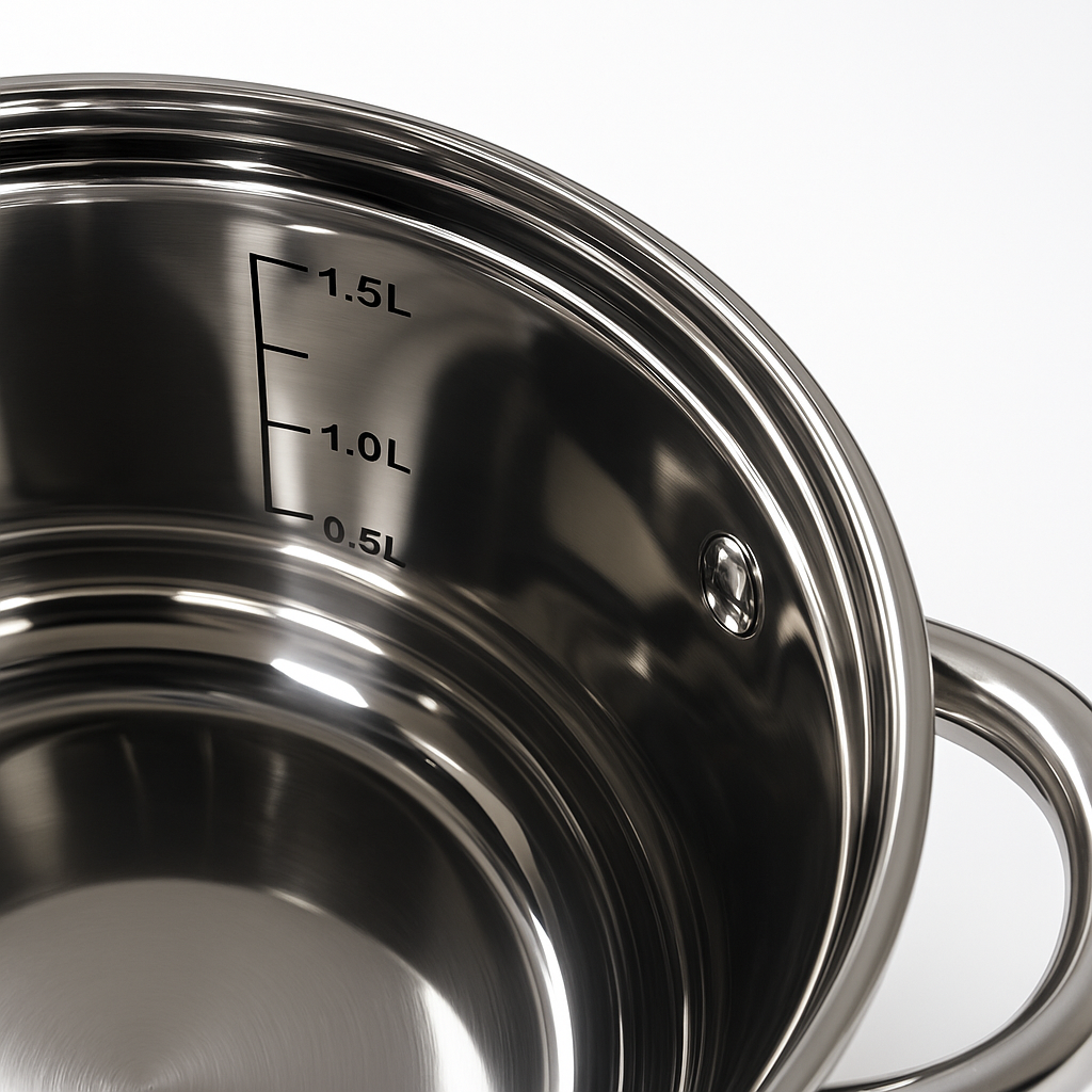 VICALINA® Edelstahl Kochtopf-Set – 8-teilig | Induktion & Spülmaschinenfest